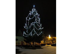 Osvětlení vánočního stromu